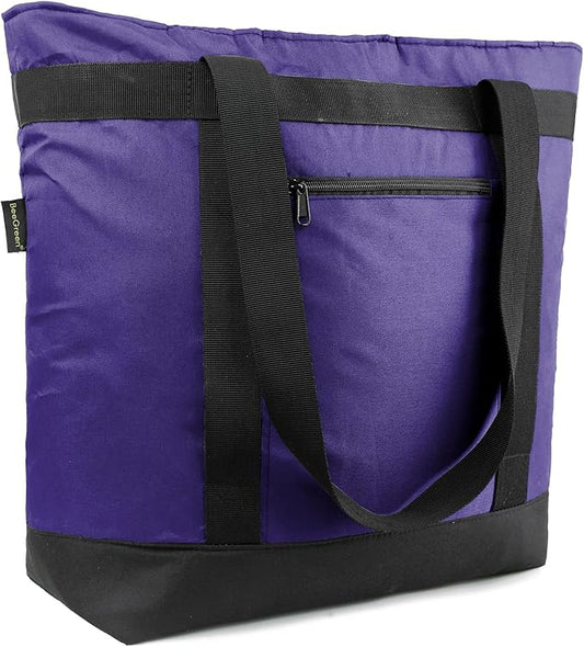 BeeGreen Insulated Cooler Bag Leakproof Freezer Shopping Tote for Groceries Thermal Food Delivery Bag
