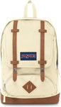 JanSport Cortlandt Laptop Backpack, Coconut, 15” Laptop Sleeve-Synthetic Leather Shoulder Computer Bag with Large Compartment, Padded Straps- Rucksack for Men, Women