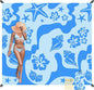 Beach Blanket Waterproof Sandproof, 78”x 86” Large Sand Free Beach Mat with 4 Stakes & Portable Bag, Big Flodable Compact Outdoor Picnic Blanket