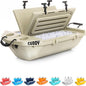 CUDDY Floating Cooler and Dry Storage Vessel for Land & Water – 40QT– Great for River, Beach, Kayak, Pool, & Lake - Multiple Color Options