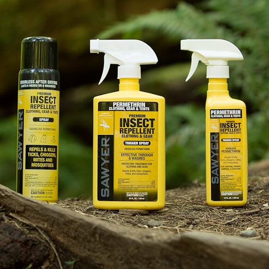 Sawyer Products SP602 Premium Permethrin Clothing Insect Repellent Aerosol Spray, 9-Ounce (Packaging may vary)