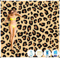 BYDOLL Beach Blanket 78''×81'' 1-4 Adults Leopard Waterproof Sandproof Oversized Lightweight Beach Blanket Large Picnic Mat Beach Blanket for Beach Travel Camping Hiking Picnic