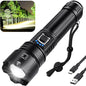 Rechargeable Flashlights High Lumens, 990,000 Lumen Brightest Led Flashlight with 5 Modes & 12H Long Runtime, Powerful Waterproof Handheld Flash Light, Super Bright Flashlight for Home, Camping