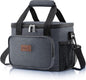 Lifewit Large Lunch Bag Insulated Lunch Box Soft Cooler Cooling Tote for Adult Men Women, Dark Gray 12-Can (9L)