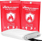 Safewayfire Emergency Fire Blanket - 2 Pack - Fiberglass Fire Blanket for Home, 39.4'' x 39.4'' Fire Suppression Blanket for Kitchen