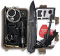 COLSEN 13 in 1 Survival Kit | Professional Outdoor Tactical Gadgets | Gear Tool Equipment Supplies | Essential Accessories for Hiking Camping Climbing Adventures | Gifts for Him Husband Boyfriend Men