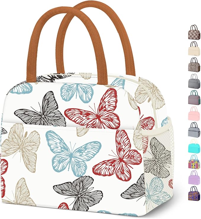Lunch Bag Women, Lunch Box for Women Men Reusable Insulated Lunch Tote Bag, Handbags Case High Capacity for Travel Work Picnic