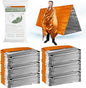Kovshuiwe Emergency Mylar Thermal Blankets,4/10/30-Pack Space Blanket Survival kit Camping Blanket,Thermal Blankets Survival,Emergency Blankets Perfect for Outdoors,Hiking,Survival,Bug Out Bag