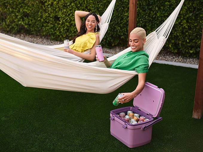 Stanley Adventure Outdoor Cooler 16 qt | Heavy Duty Outdoor Camping Cooler with Easy Carry Top Handle | 36 Hour Cooling Ice Chest for 21 Cans| BPA-Free | Azure