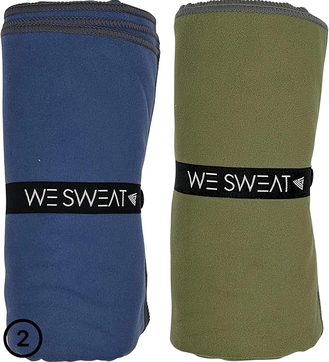 Microfiber Soft and Absorbent Gym Towels, Silver ION Odor-Free Absorbent Fiber, Fast Drying Men & Women Workout Gear for Body Sweat, Working Out, Towels, Sports Exercise Fitness Gear