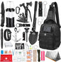 Survival Kit, 265 Pcs, First Aid Kit, Bug Out Bag, Hiking Gear Essentials, Emergency Outdoor Gear and Equipment, Molle System, EDC, Camping Accessories, Hunting, Gifts for Men.