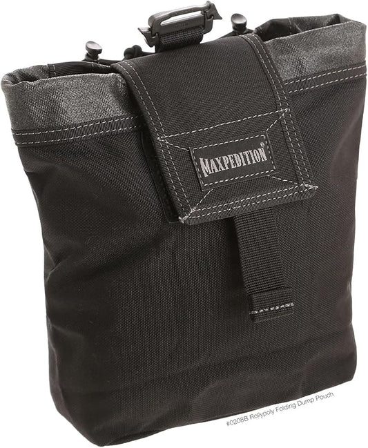 Maxpedition Rollypoly Folding Dump Pouch (Black) 9.4 inch