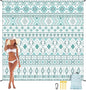 AISPARKY Beach Blanket Waterproof Sandproof, Oversized Large Beach Mat 79" X 83"/120"x108" for 1-8 Adults, Quick Drying&Compact&Lightweight, Picnic Mat Vacation Essentials for Beach Camping Travel