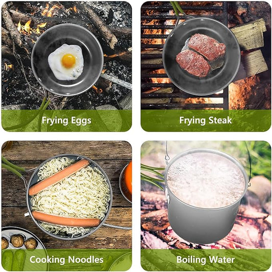 Camping Cookware Set with Stove