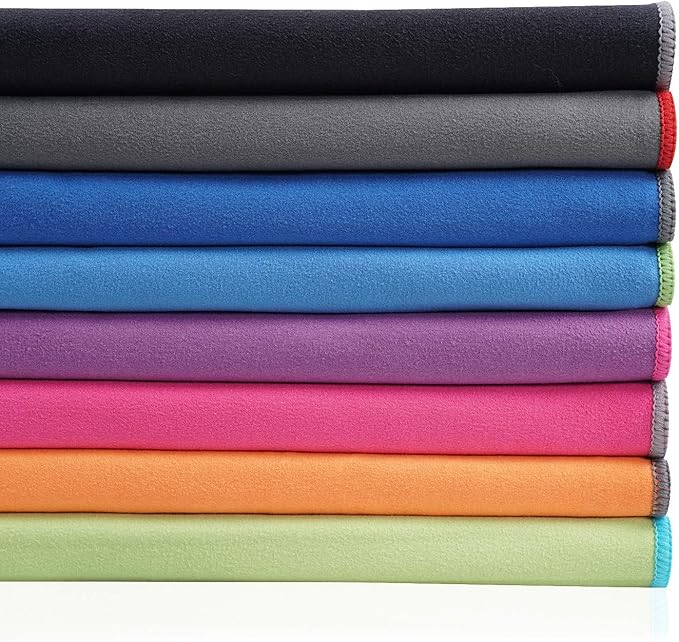 Your Choice Microfiber Travel Towel, Fast Drying Towel for Camping, Travel, Beach, Gym, Backpacking, Sports and Swimming. Sweat Absorbent, Lightweight and Ultra Compact