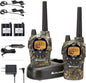 Midland – Handheld GMRS 50 Channel Two-Way Radio - Long Range Walkie Talkies with Rechargeable Batteries - GXT1050VP4 - Hiking Hunting Camping Gear – Boom Mic headsets - Mossy Oak Camo – Combo 2 Pack