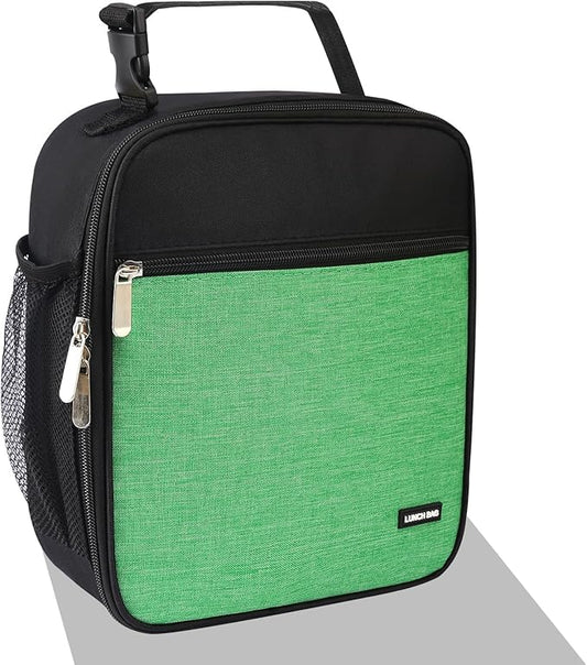 Lunch box Lunch bag for men women Insulated Lunchbox Lunch bags for Work Picnic Travel (Thicken green)