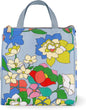 Kate Spade New York Portable Soft Cooler Lunch Bag, Small Insulated Tote, Thermal Lunch Bag with Silver Insulated Lining and Storage Pocket, Flower Bed