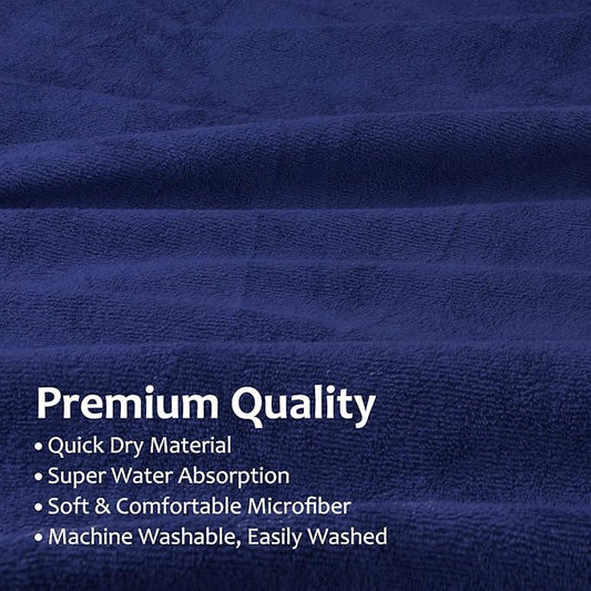 Catalonia Surf Poncho Changing Towel Robe for Adults Men Women, Water Absorbent Wetsuit Change Poncho for Surfing Swimming