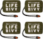 Go Time Gear Life Bivy Emergency Survival Sleeping Bag Thermal Bivy - Use as Emergency Bivy Sack, Survival Sleeping Bag, Mylar Emergency Blanket