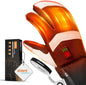 Heated Mittens for Men Women, 7.6V Rechargeable Battery Electric Mittens, Event Waterproof and Breathable Winter Mittens, Perfect for Skiing Snowboarding Motorcycling Hunting Camping