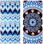 Microfiber Beach Towels 2 Packs, Oversized Quick-Dry Towels for Adults, Lightweight Thin Towels (72" x 36") for Swimming, Beach, Camping