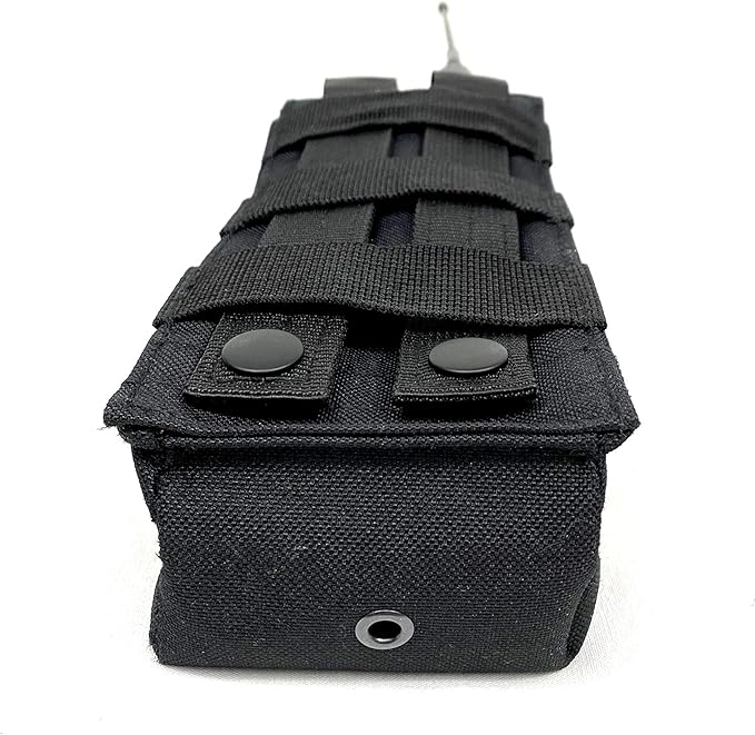 X-FIRE® Tall Washable Nylon MOLLE Pouch or Duty Belt Portable Radio Holder