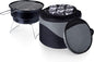 ONIVA - a Picnic Time brand Caliente Portable Charcoal Grill & Cooler Tote, Take Anywhere BBQ Grill with Cooler Bag, Grill for Outdoor Use, (Black with Gray Accents)