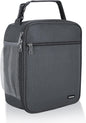 Lunch box Lunch bag for men women Insulated Lunchbox Lunch bags for Work Picnic Travel (Grey)