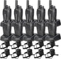 Retevis H-777 Walkie Talkies with Mic, Adults 2 Way Radios Long Range Rechargeable, License-Free, Crystal Audio, for School Work Construction Site(10 Pack)