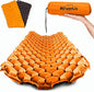 POWERLIX Ultralight Inflatable Sleeping Pad - Camping Mattress for Backpacking, Hiking with Bag, Repair Kit, Compact Sleeping Mat for Camping
