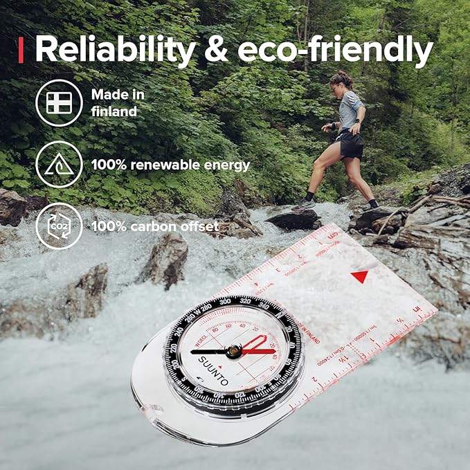 SUUNTO A-10 Compass: Compact, simple to use recreational hiking compass