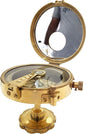Vintage Nautical Marine Navy Navigational Ship Compass Home Decoration Handmade Unique Gimbal Compass Shiny Brass