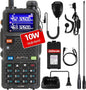 BAOFENG UV-5RM Radio-10W GMRS Handheld Radio Multi-Frequency Two Way Radio for Adults, Long Range Portable Ham Radio with 2500 mAh Type-C Charging Battery & Copy Frequency 999CH (1 Pack)