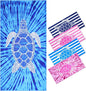 Genovega Microfiber Oversized Beach Towel Lightweight Thin Sandproof Compact Towels Women