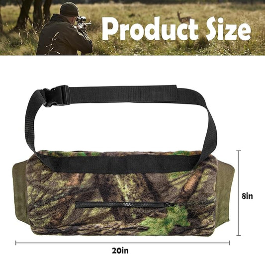 RunNico Camo Hand Muff Warmer - Unisex Camo Hunting Hand Muff - Camouflage Hunting Waist Pouch for Hunting, Camping, Outside Working, Hiking, Football, Golf Activities