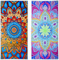 Microfiber Beach Towels 2 Packs, Oversized Quick-Dry Towels for Adults, Lightweight Thin Towels (72" x 36") for Swimming, Beach, Camping