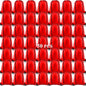 KUUQA 50Pcs Red Drawstring Backpack Bag Sack Drawstring Bags Bulk String Bags Storage Bags for Sport Gym Traveling