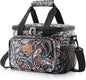 Lifewit Large Lunch Bag Insulated Lunch Box Soft Cooler Cooling Tote for Adult Men Women, Paisley 12-Can (9L)