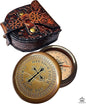 Trust in The Lord with All Your Heart - Proverbs 3:5-6 Quote Engraved Compass with Wooden Box or Leather case, Greeting Card, Gift Compass, Graduation Day Gifts 2025 for Women Men Boys Girls