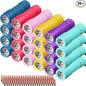 24 Pcs Small Mini Flashlight Bulk Colorful Handheld Flashlights with Batteries Included for Night Reading Party Camping Emergency Hunting