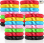 Mosquito Repellent Bracelets, 50 Pack DEET-Free Mosquito Bands for Adults and Kids, Individually Wrapped Waterproof Repellent Wristbands