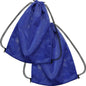 Frienda Mesh Drawstring Backpack Bag Multifunction Mesh Bag for Swimming, Gym, Clothes (Dark Blue) One piece
