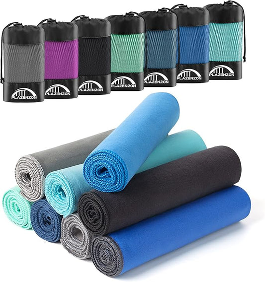 Camping Towel Microfiber Towel Perfect Sports &Travel Towel Super Absorbent Quick Dry Towel Gym Towel Suitable for Gym,Swimming,Hiking,Camping,Travel