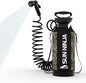 SUN NINJA Portable Shower, Outdoor Portable Camping Shower with Neoprene Cover, Portable Beach Shower Surf Rinse Kit, High Pressure Multi-Purpose Sprayer for Outdoor Essentials, Dog Walking & Hiking