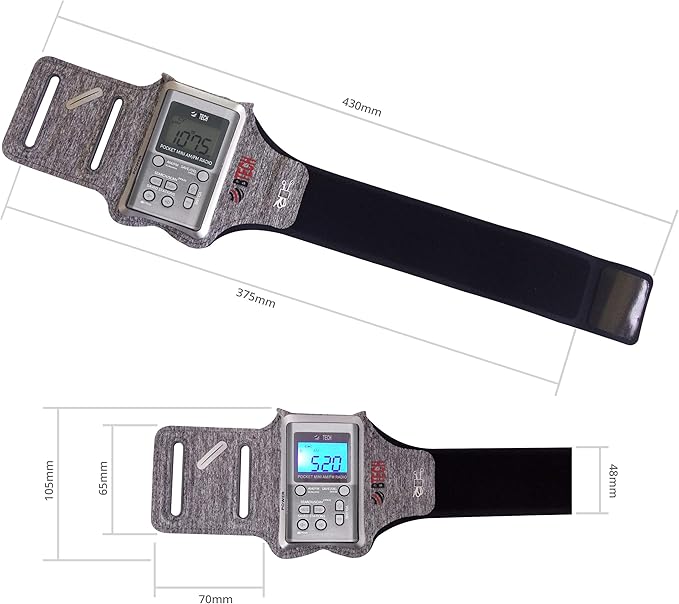 BTECH MPR-AB Armband Radio Holster Designed for The MPR-AF1 AM FM Pocket Radio