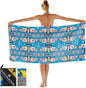 AKASO Microfiber Beach Towel Super Absorbent Quick Fast Dry Sand Free Oversized 63x31 inches Lightweight Towel, Pefect for Adults, Travel, Gym, Camping, Pool, Yoga, Outdoor and Picnic