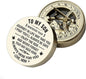 Personalized Compass, Gift for Son, to Our Son, Mom to Son, Dad to Son, Boyfriend, for Customized Compass