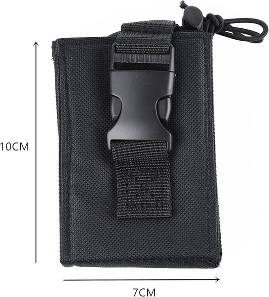 Portable Radio Holster Radio Holder Bag Tactical Radio Holder Pouch for Outdoor,Camping, Exploring, Hunting, Climbing