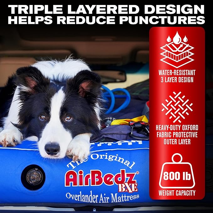 Pittman - Ford Bronco Air Mattress with Built in Pump - SUV Air Mattress Camping Bed - Custom Fit Ultimate Bronco Accessories - Inflatable Bed Designed for Bronco Camping